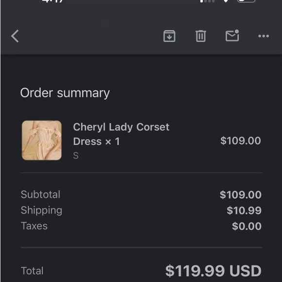 Vintage lace ankle length dress - Picture 2 of 3